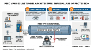 IPsec VPN for Modbus Gateways